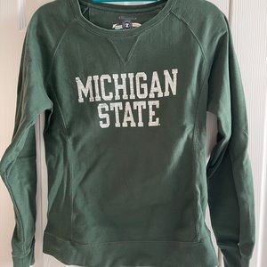 Michigan State Univ. Champion sweatshirt. Size medium.